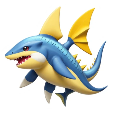 Sharpedo-Gible-Haxorus-Ampharos-fusion sticker
