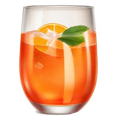 Aperol spritz in tumbler glass sticker