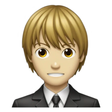 Light Yagami from "Death Note" sticker