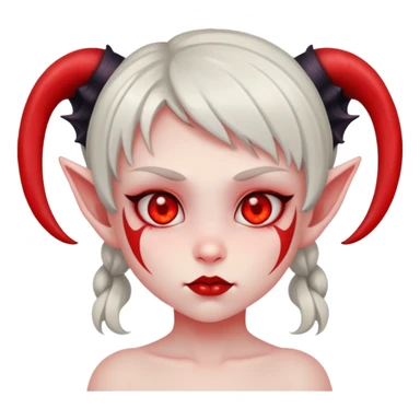 A little demon girl sticker