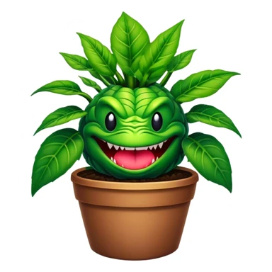 audrey II plant from Little Shop sticker