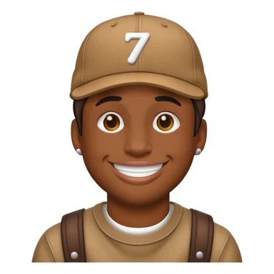 Travis Scott inspired emoji with Cactus Jack vibe sticker