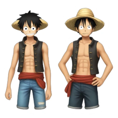 Luffy et ace sticker