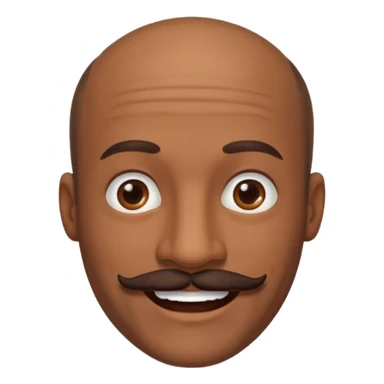 bal mustache man,Big mustache.
negative: Dont use same face style. sticker