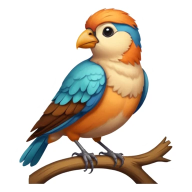 artist bird sticker