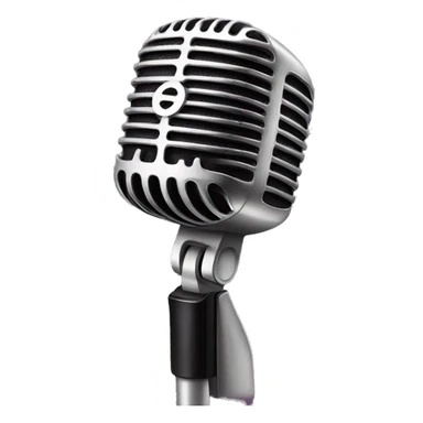 Singer Popstar microphone  sticker