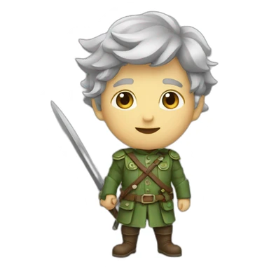 Garde à vous sticker