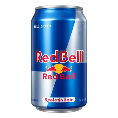 Kokos blåbär redbull sticker