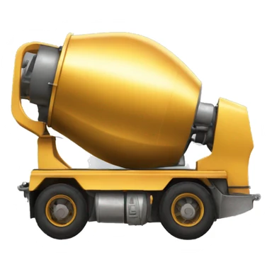golden cement mixer  sticker