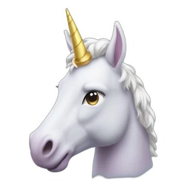 licorne qui pete des paillette sticker