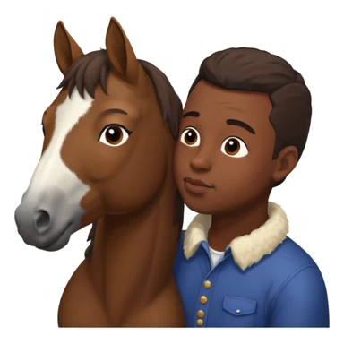 Black guy kissing horse with down syndrome not sexy? sticker