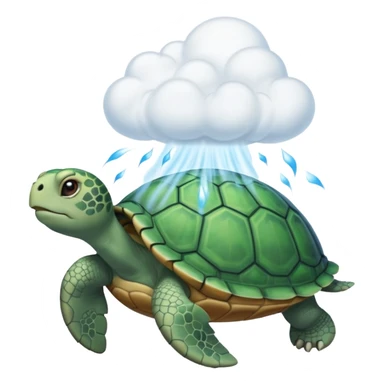 Turtle with a Cinderella dress on and a fart coming out of it sticker