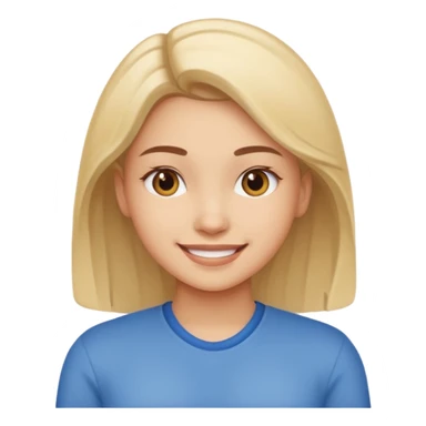 Responsibility for one's decisions and determination in the image of a smiling girl sticker