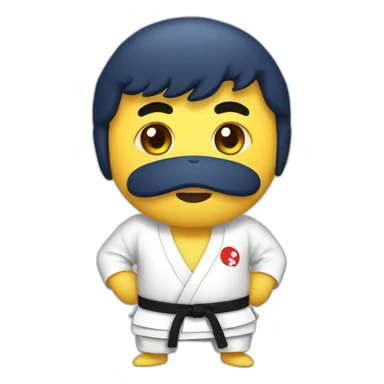 Poulet judoka sticker