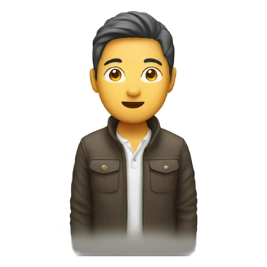 asian in italy sticker