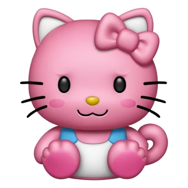 hello kitty with a 67 sticker