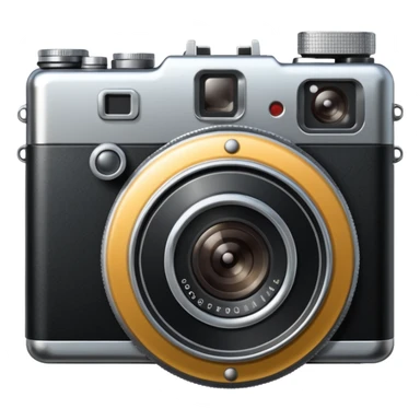a retrò photocamera sticker