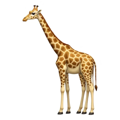 High resolution giraffe  sticker