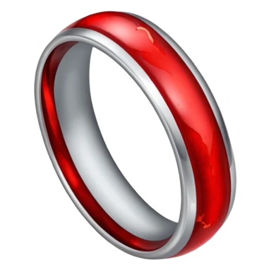 2 bloody wedding ring sticker