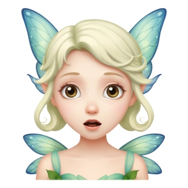 surprised fairy sticker
