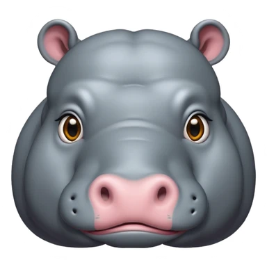 hippo sticker