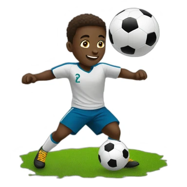  ghana boys playing soccer sticker