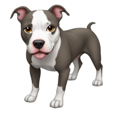 ramper pitbull as a pitbull sticker