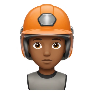 skateboarder black boy mugshot with helmet sticker