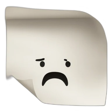 a piece of paper sticker