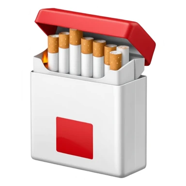 A pack of cigarettes sticker