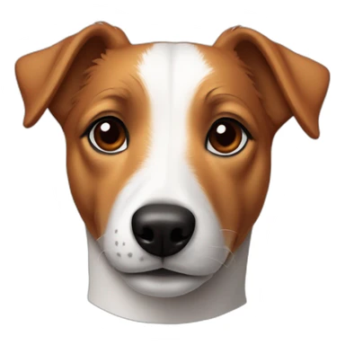 Jack Russell Dog in a red hoodie sticker