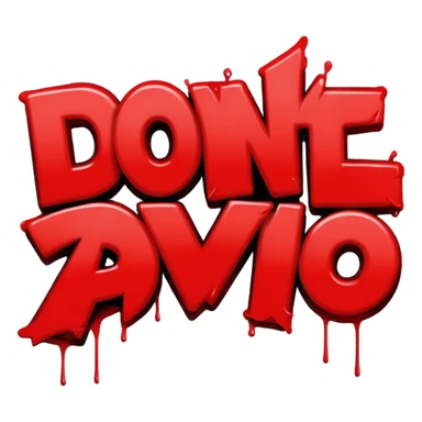 Letters saying “don’t PMO” meaining “don’t piss me off”  sticker