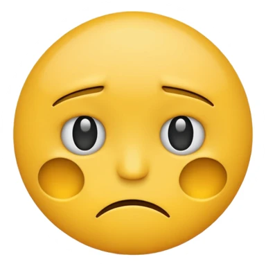 Emoji qui boude sticker