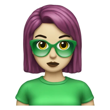 charli xcx brat green sticker