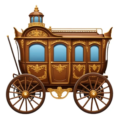 huge-horse-drawn-fancy-french-stagecoach-caravan sticker