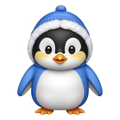 Pinguino con ropa de dormir sticker
