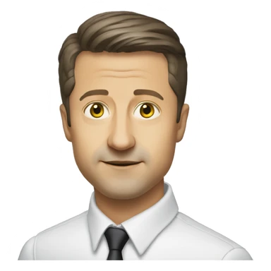 deeply realistic volodymyr zelenskyy  sticker