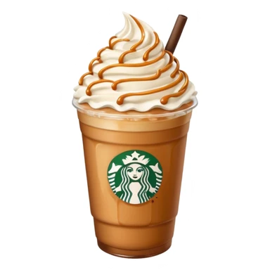 Caramel Frappuccino  sticker