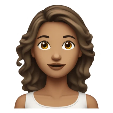 Brunette Model Profile picture  sticker