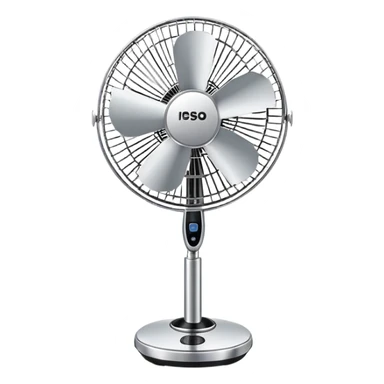 electric standing fan sticker