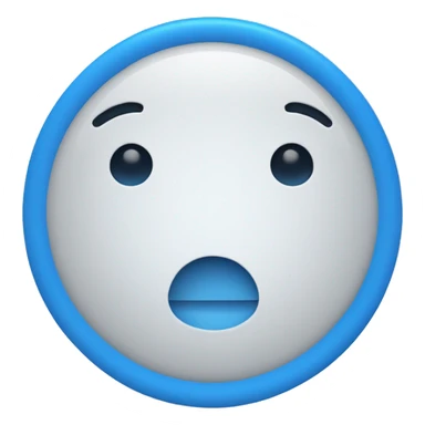 A blue circle with a white tick in it  sticker