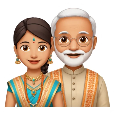modi and sitaraman sticker