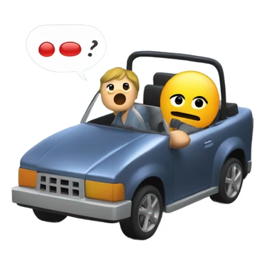 Roblox Noob in a car asking typing how do I type sticker