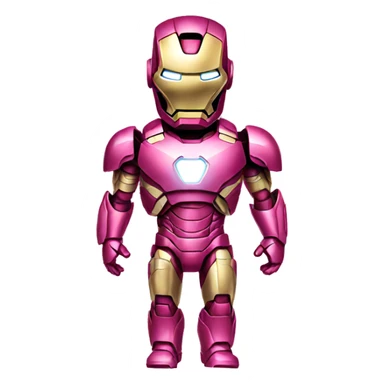 Iron man pink  sticker