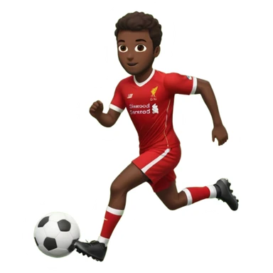 A Liverpool soccer player no salah sticker