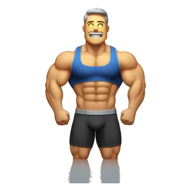 battery like a bodybuilder sticker