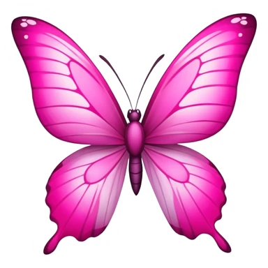 Borboleta rosa sticker