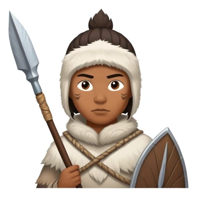 inuit with Spear sticker