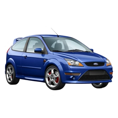 2005 dark blue ford focus st sticker