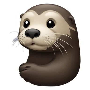 sea otter sticker